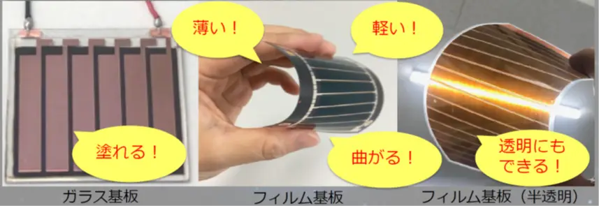 ペロブスカイト太陽電池画像